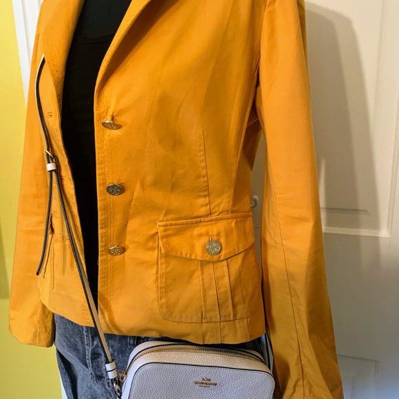 Tory Burch Mustard Yellow Blazer - Picture 3 of 7